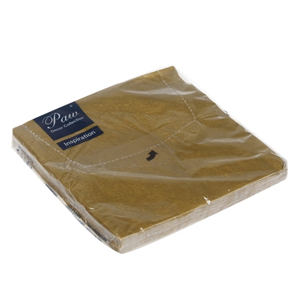 Attēls no Salvetes Paw 33x33cm zelta