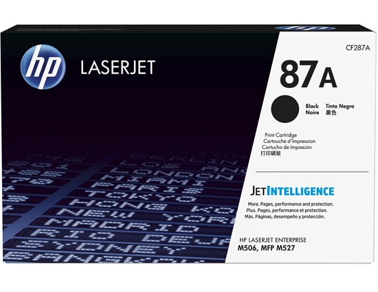 Picture of HP Toner CF 287 A black No. 87 A