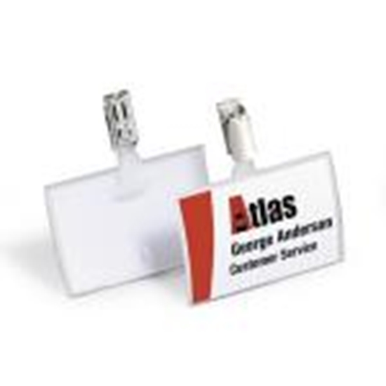Picture of *Personas karte Click Fold 54x90mm ar klipsi,  DURABLE