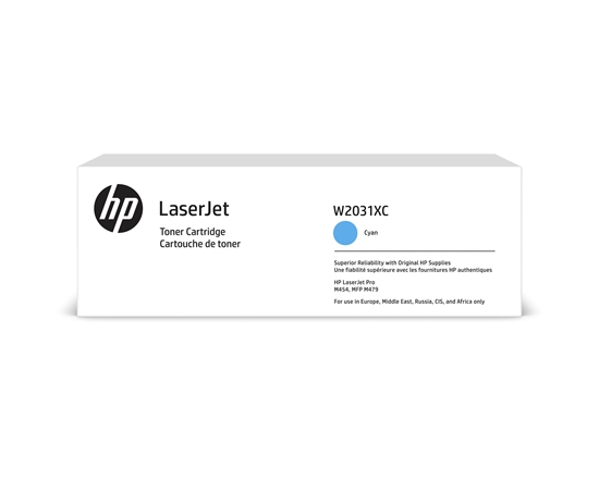 Picture of HP contract 415X (W2031XC) Toner Cartridge, Cyan