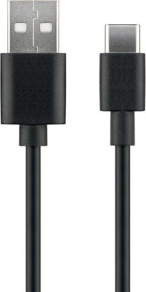 Изображение Kabel USB MicroConnect USB-A - USB-C 0.5 m Czarny (USB3.1CCHAR05B)
