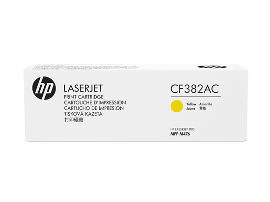 Picture of HP 312A (CF382AC) Toner Cartridge, Yellow