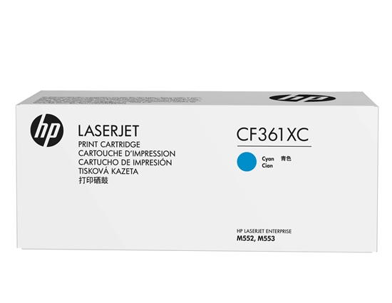 Picture of HP 508X (CF361XC) Toner Cartridge, Cyan