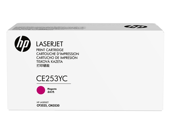 Изображение Toner HP 504YC Magenta Black Orygina  (CE253YC)