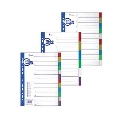 Picture of FORPUS Sadalītājs dokumentiem   A4 formāts, 1-12 krāsains bez cipariem