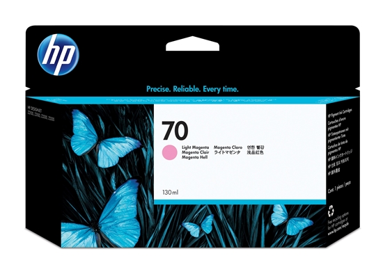Picture of HP C 9455 A ink cartridge magenta light Vivera      No. 70