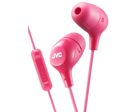 Picture of JVC HA-FX38M-P-E Marshmallow Headphones with remote & microphone