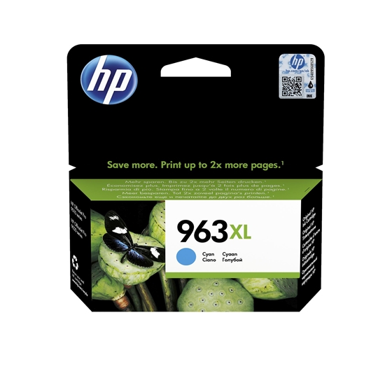 Picture of HP 3JA27AE ink cartridge cyan No. 963 XL