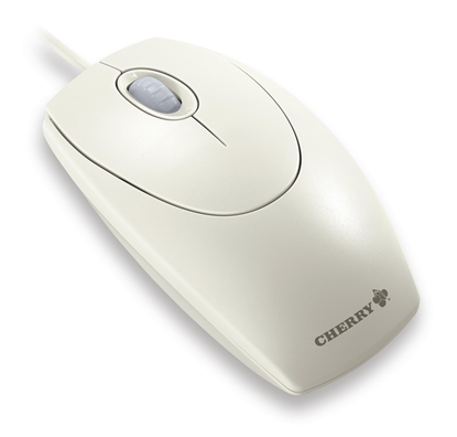 Attēls no CHERRY WHEELMOUSE OPTICAL Corded Mouse, Light Grey, PS2/USB