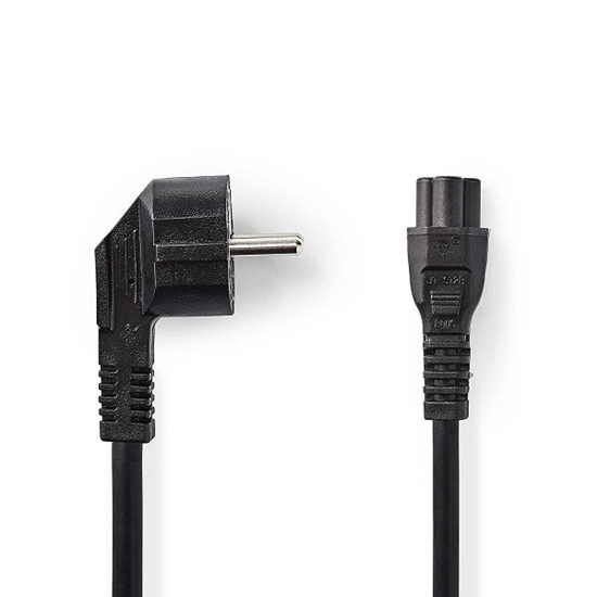 Изображение CEGP10100BK20 Barošanas kabelis IEC-320-C5 | 2,0 m | Melns