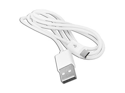 Изображение USB - Micro USB datu pārraides un lādēšanas kabelis 1m balts LX8445