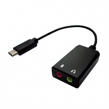 Picture of VALUE Type C - 2x 3.5mm Audio Adapter, M/F, 0.15 m