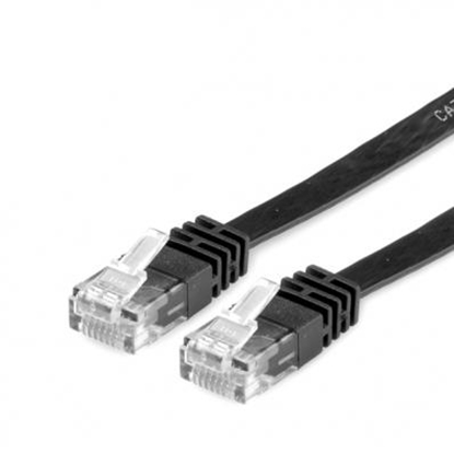 Attēls no VALUE UTP Cat.6 Flat Network Cable, black 5 m