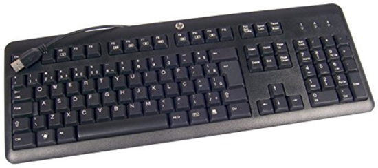 Picture of HP 672647-223 keyboard USB Czech Black