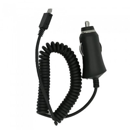Изображение HQ V2 Premium Car charger 1A + micro USB cable Black
