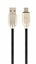 Изображение Gembird USB Male - Micro USB Male Premium rubber 1m Black