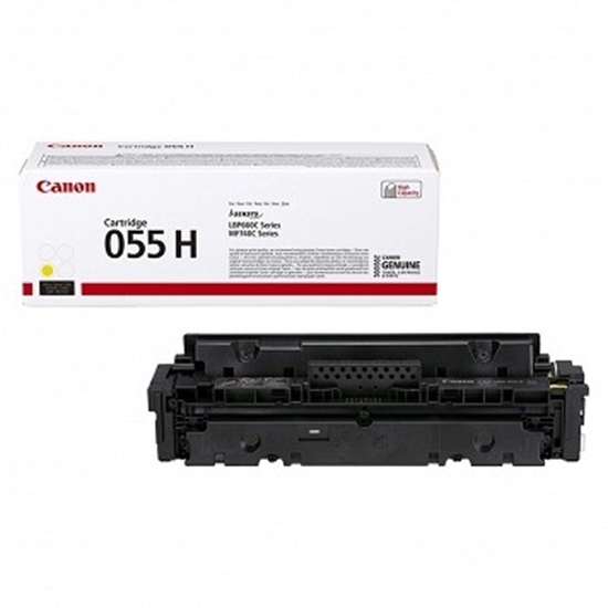 Picture of Canon Toner Cartridge 055 H Y yellow
