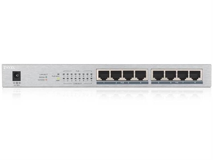 Picture of Zyxel GS1008HP Unmanaged Gigabit Ethernet (10/100/1000) Power over Ethernet (PoE) Grey