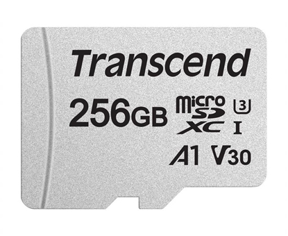 Picture of Transcend microSDXC 300S-A 256GB Class 10 UHS-I U3 V30 A1