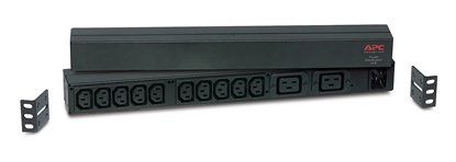 Picture of APC RACK PDU BASIC 1 U 16A 230V power distribution unit (PDU) 12 AC outlet(s) 0U/1U Black