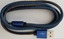 Attēls no Gembird USB Male - USB Type C Male Premium denim 1m Blue