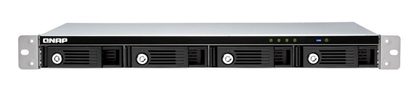 Picture of QNAP TR-004U storage drive enclosure HDD/SSD enclosure Black, Grey 2.5/3.5"