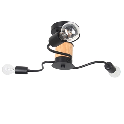 Picture of Gr.l.-ASTRIDA 3x60W E27 melna/koka