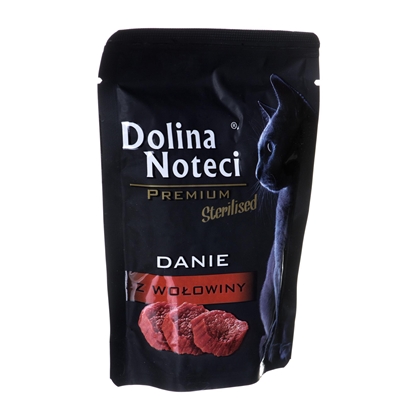 Picture of Dolina Noteci Premium Sterilised Beef dish - wet food for sterilised cats - 85g