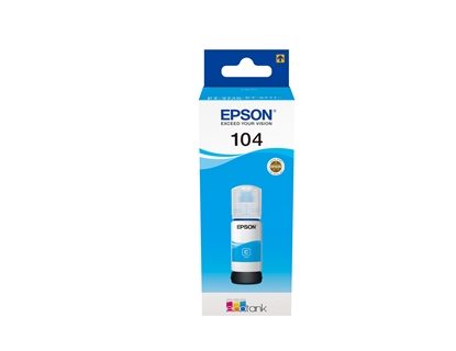 Attēls no Epson EcoTank cyan T 104 65 ml               T 00P2