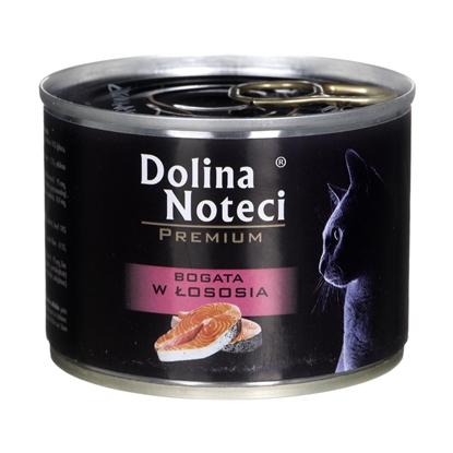 Picture of Dolina Noteci Premium rich in salmon - wet cat food - 185g