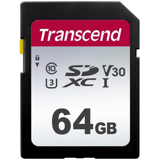 Picture of Transcend SDXC 300S         64GB Class 10 UHS-I U1
