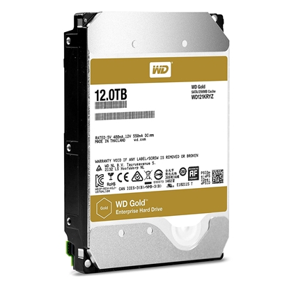 Picture of Western Digital Gold 3.5" 12 TB Serial ATA III