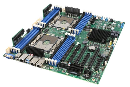 Picture of Intel S2600STBR motherboard Intel® C624 LGA 3647 (Socket P) SSI EEB