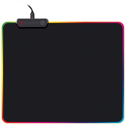 Attēls no Omega mousepad Varr Pro LED, black (44888)