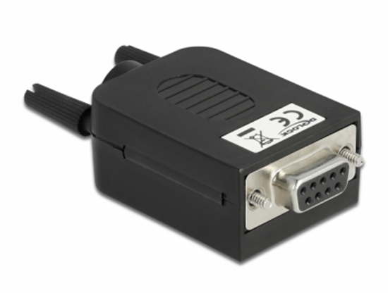 Picture of Delock Adapter Sub-D 9 pin female to Terminal Block 10 pin with Enclosure