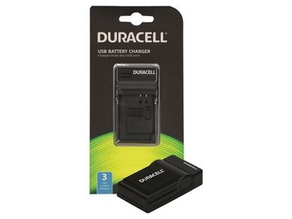 Attēls no Duracell Charger w. USB Cable for Olympus BLH-1