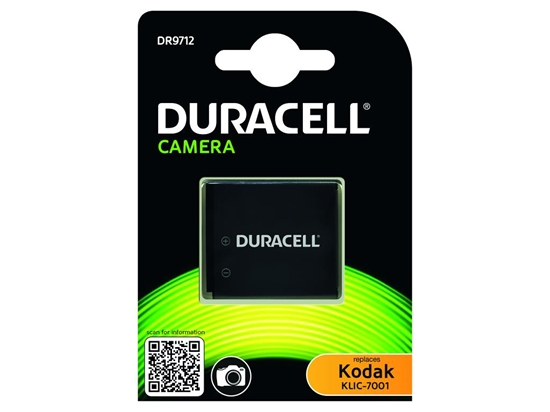 Изображение Duracell Li-Ion battery 700mAh for Kodak KLIC-7001