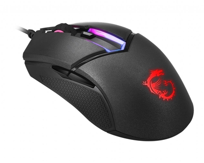 Picture of MSI CLUTCH GM30 RGB Optical Gaming Mouse '6200 DPI Optical Sensor, 6 Programmable button, Dual-Zone RGB, Ergonomic design, OMRON Switch with 20+ Million Clicks, RGB Mystic Light'