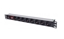 Attēls no Intellinet 19" 1U Rackmount 8-Way Power Strip - German Type, With On/Off Switch and Overload Protection, 3m Power Cord (Euro 2-pin plug)