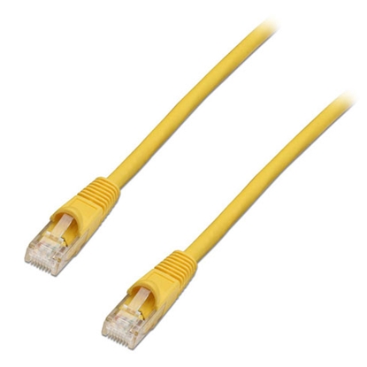 Изображение Intellinet Network Patch Cable, Cat6, 2m, Yellow, CCA, U/UTP, PVC, RJ45, Gold Plated Contacts, Snagless, Booted, Lifetime Warranty, Polybag