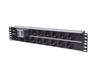 Изображение Intellinet 19" 2U Rackmount 15-Way Power Strip - German Type", With Double Air Switch, 3m Power Cord