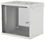 Attēls no Intellinet Network Cabinet, Wall Mount (Basic), 9U, Usable Depth 500mm/Width 485mm, Grey, Flatpack, Max 50kg, Glass Door, 19", Parts for wall installation (eg screws and rawl plugs) not included, Three Year Warranty