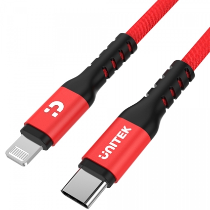 Изображение Kabel USB Typ-C - Lightning C14060RD 1,0m, M/M, MFI