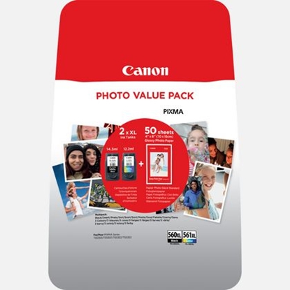 Изображение  Canon PG-560XL/CL-561XL Multipack + Paper 50 sheets