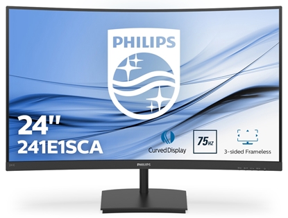 Attēls no Philips E Line 241E1SCA/00 computer monitor 59.9 cm (23.6") 1920 x 1080 pixels Full HD LCD Black