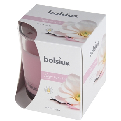 Picture of Svece arom.stikla trauc.Bolsius magnolija 9.5cm