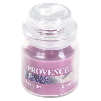 Picture of Svece arom.stikla trauc.Provence lavanda 9cm