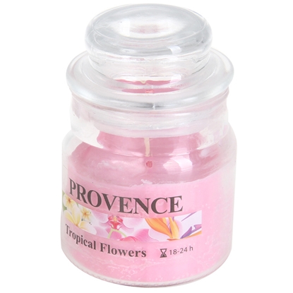 Изображение Svece arom.stikla trauc.Provence ziedi 9cm