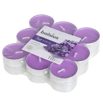 Picture of Tējas sveces arom.Bolsius lavanda 18gab.