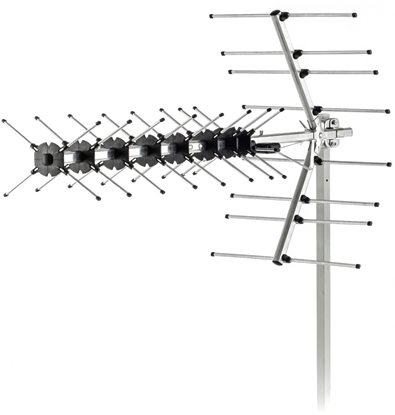 Attēls no Antena zewnętrzna SDA 611 DVB-T2/T Zysk 12dB,Imp 75OHm, 4G LTE